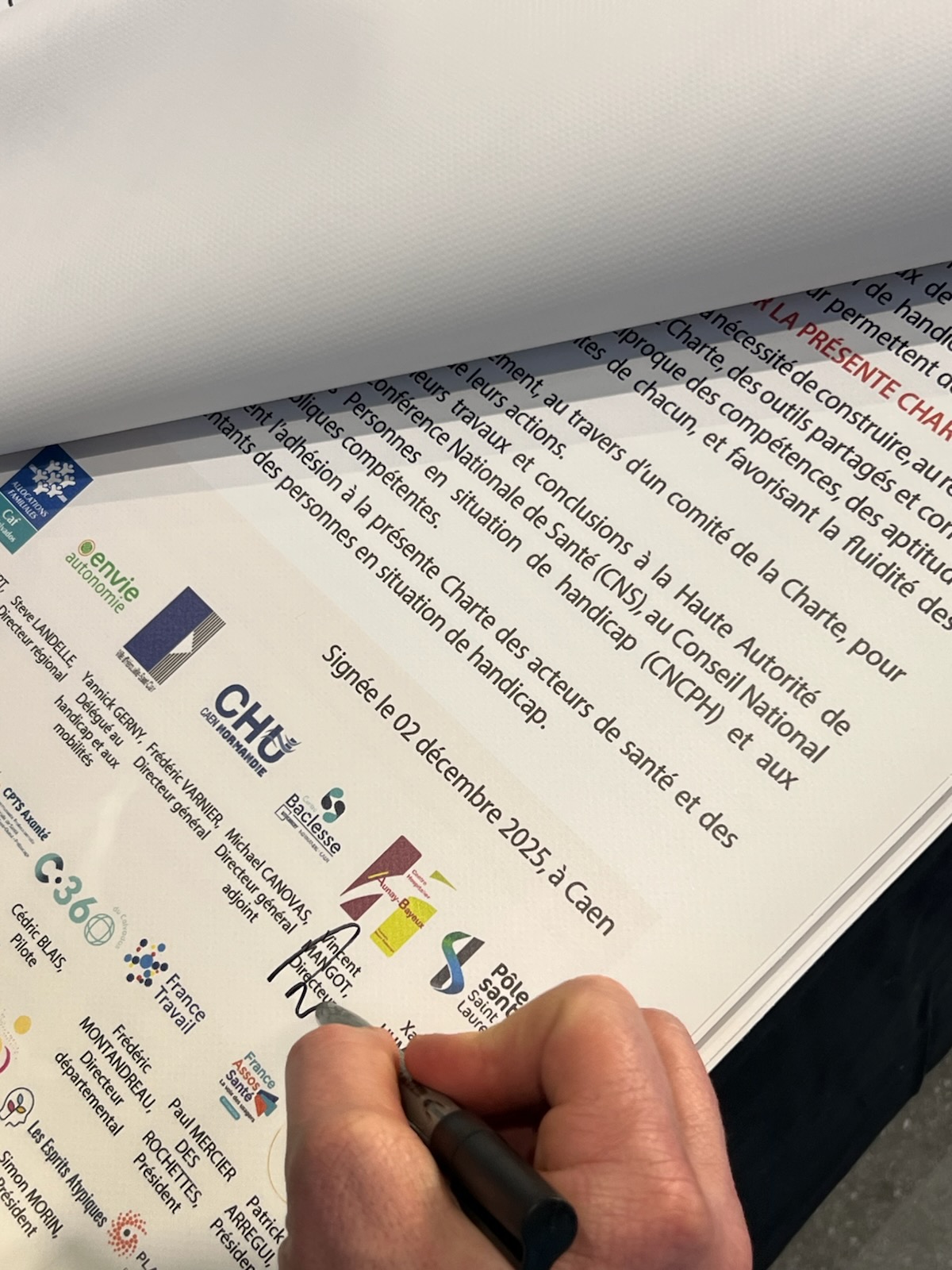 Signature Charte Romain Jacob