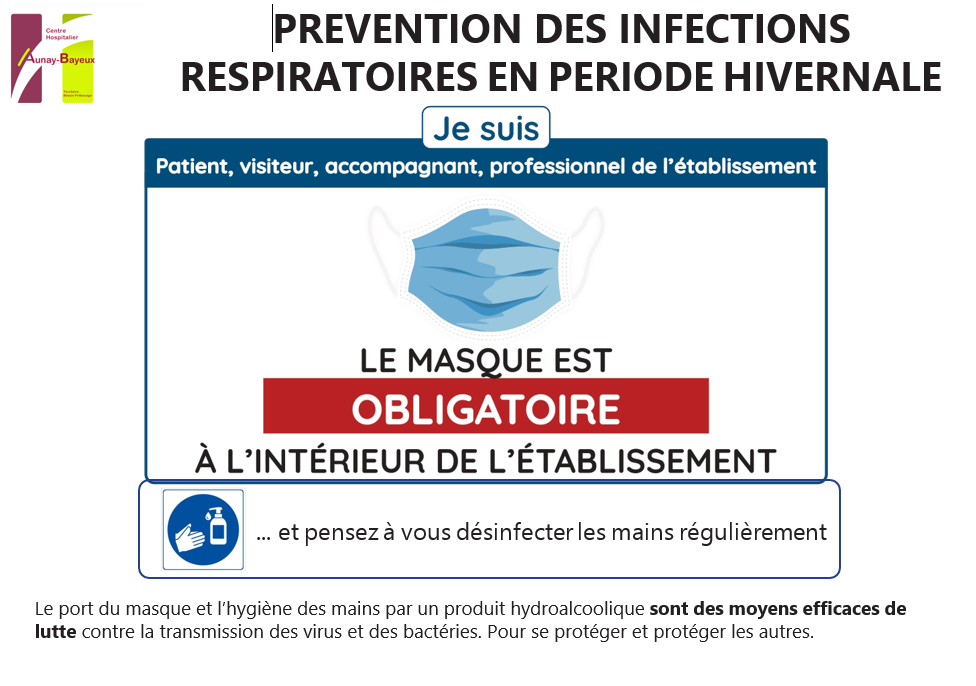 Port du masque OBLIGATOIRE
